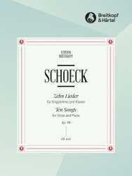 10 Lieder op.44 nach Gedichten von - Othmar Schoeck