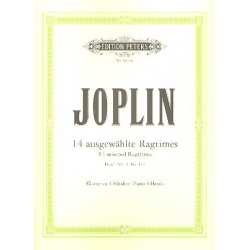 14 ausgewaehlte Ragtimes Band 1 (Nr.1-7) : - Scott Joplin