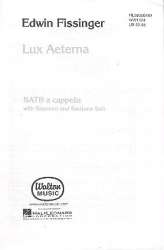 Lux aeterna : for soprano, baritone and - Edwin Fissinger