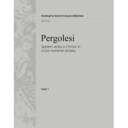 Septem verba a Christo in cruce moriente - Giovanni Battista Pergolesi
