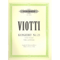 Konzert G-Dur Nr.23 für Violine und - Giovanni Battista Viotti