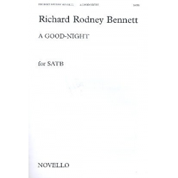A Good-Night : for mixed chorus a cappella - Richard Rodney Bennett