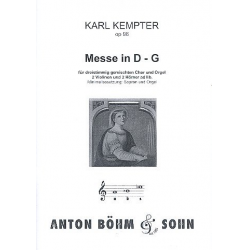 Messe in D - G op.96 : für gem Chor (SAM) - Karl Kempter