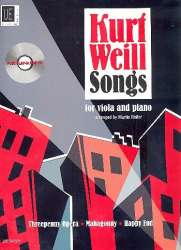 Songs (+CD) : for viola and piano - Kurt Weill