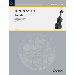 Sonate op.25,4 : für Viola und Klavier - Paul Hindemith