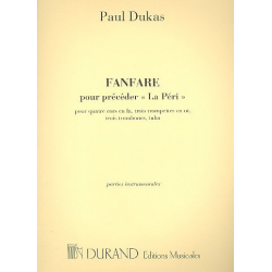 Fanfare pour preceder la Péri - Stimmensatz -Paul Dukas
