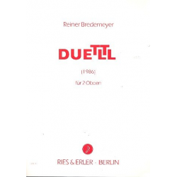 Duett : für 2 Oboen - Reiner Bredemeyer