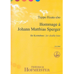 Hommage à Johann Matthias Sperger : - Teppo Hauta-Aho