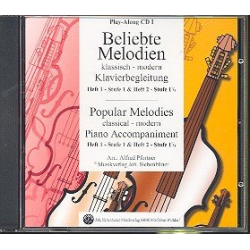 Beliebte Melodien Band 1-2 : Playalong CD 1 (Klavierbegleitung) - Diverse / Arr. Alfred Pfortner