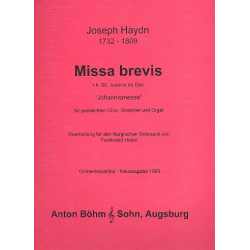 Missa brevis B-Dur i. h. Sti. Joannis de Deo : -Franz Joseph Haydn