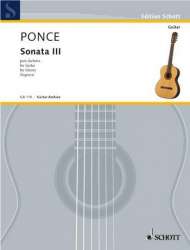 Sonate Nr.3 : für Gitarre - Manuel Ponce