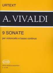 9 Sonaten für Violoncello - Antonio Vivaldi