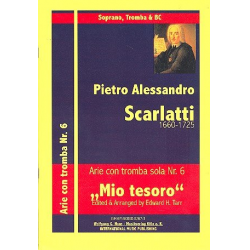 Mio tesoro per te moro : für - Alessandro Scarlatti