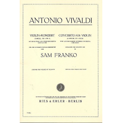 Konzert g-Moll op.4,6 für Violine und Streicher : - Antonio Vivaldi