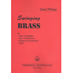 Swinging Brass : für 2 Trompeten, -Gerd Philipp