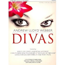 Divas : songbook piano/vocal/guitar - Andrew Lloyd Webber