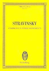 Sinfonie in 3 Sätzen : für Orchester - Igor Strawinsky