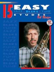 15 Easy Jazz, Blues & Funk Etudes - E-Flat Instruments - Bob Mintzer