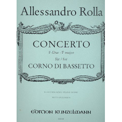 Concerto F-Dur für Bassetthorn - Alessandro Rolla