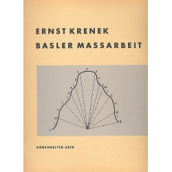 BASLER MASSARBEIT : FUER KLAVIER - Ernst Krenek