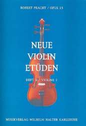 Neue Violinetüden Heft 1 (Violine 2) - Robert Pracht