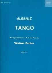 Tango : for viola and piano -Isaac Albéniz