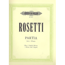 Partia B-Dur : für Oboe, - Francesco Antonio Rosetti (Rößler)