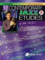 12 contemporary jazz etudes (+CD) : - Bob Mintzer