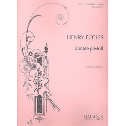 Sonata g-Moll : für Violoncello und Klavier - Henry Eccles