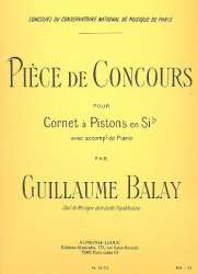 Pièce de concours : pour cornet à pistons - Guillaume Balay