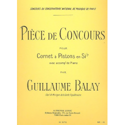 Pièce de concours : pour cornet à pistons - Guillaume Balay