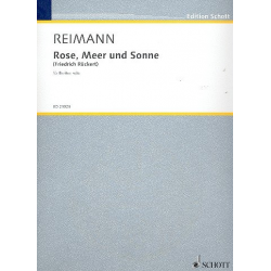 Rose, Meer und Sonne : für Bariton - Aribert Reimann