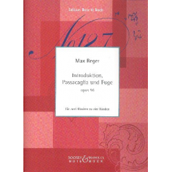 Introduktion, Passacaglia und Fuge op.96 : - Max Reger
