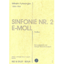 Sinfonie e-Moll Nr.2 : für Orchester - Wilhelm Furtwängler