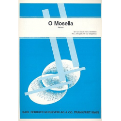 O Mosella - Einzelausgabe Klavier (PVG) -Karl Berbuer / Arr.Karl Wiedenfeld