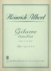 Gitarren-Etüden Band 2 - Heinrich Albert