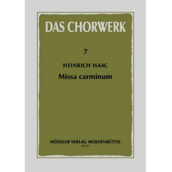Missa carminum : für 4 Stimmen (gem Chor) - Heinrich Isaac