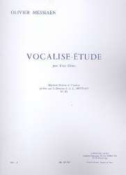 Vocalise-étude : pour voix élevées - Olivier Messiaen