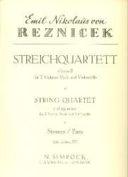 Streichquartett cis-Moll - Emil Nikolaus von Reznicek
