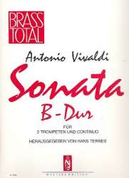 Sonate B-Dur : für 2 Trompeten und Bc - Antonio Vivaldi