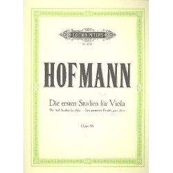 Die ersten Studien für Viola - Richard Hofmann