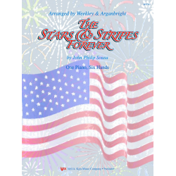 The Stars and Stripes forever (Klavier sechshändig) -John Philip Sousa / Arr.Dallas Weekley