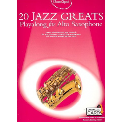 20 Jazz Greats (+Download Card) for alto saxophone - Diverse