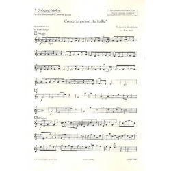 La Follia : Concerto Grosso nach Corellis op.5,12 für Streicher - Francesco Geminiani