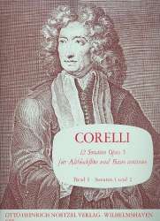 12 Sonaten op.5 Band 1 (Nr.1-2) : - Arcangelo Corelli