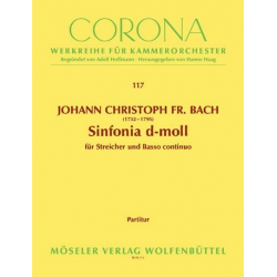Sinfonia d-Moll : für - Johann Christoph Friedrich Bach / Arr. Adolf Hoffmann