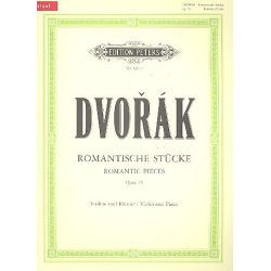 Romantische Stücke op. 75 (Violine & Klavier) - Antonin Dvorak