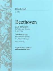 Romanzen G/F-dur op. 40/50 - Ludwig van Beethoven / Arr. Ferdinand David