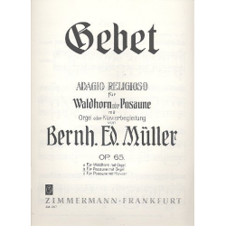 Gebet op.65b : für Posaune - Bernhard Eduard Müller