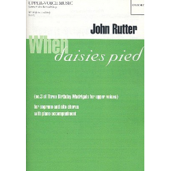When Daisies pied : for female chorus - John Rutter